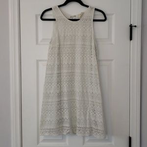 Pins and Needles White Lace Dress